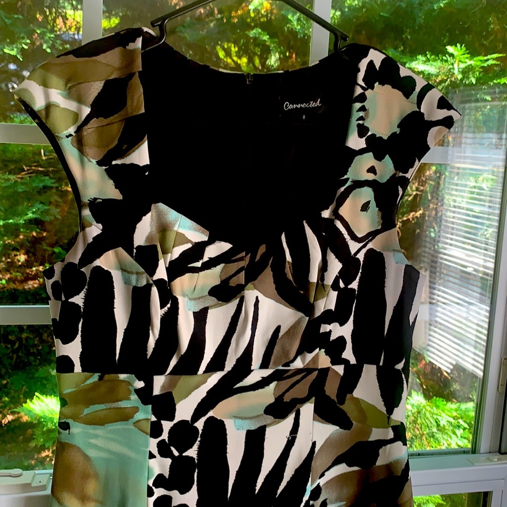 Connected brand watercolor pattern dress- size 8-